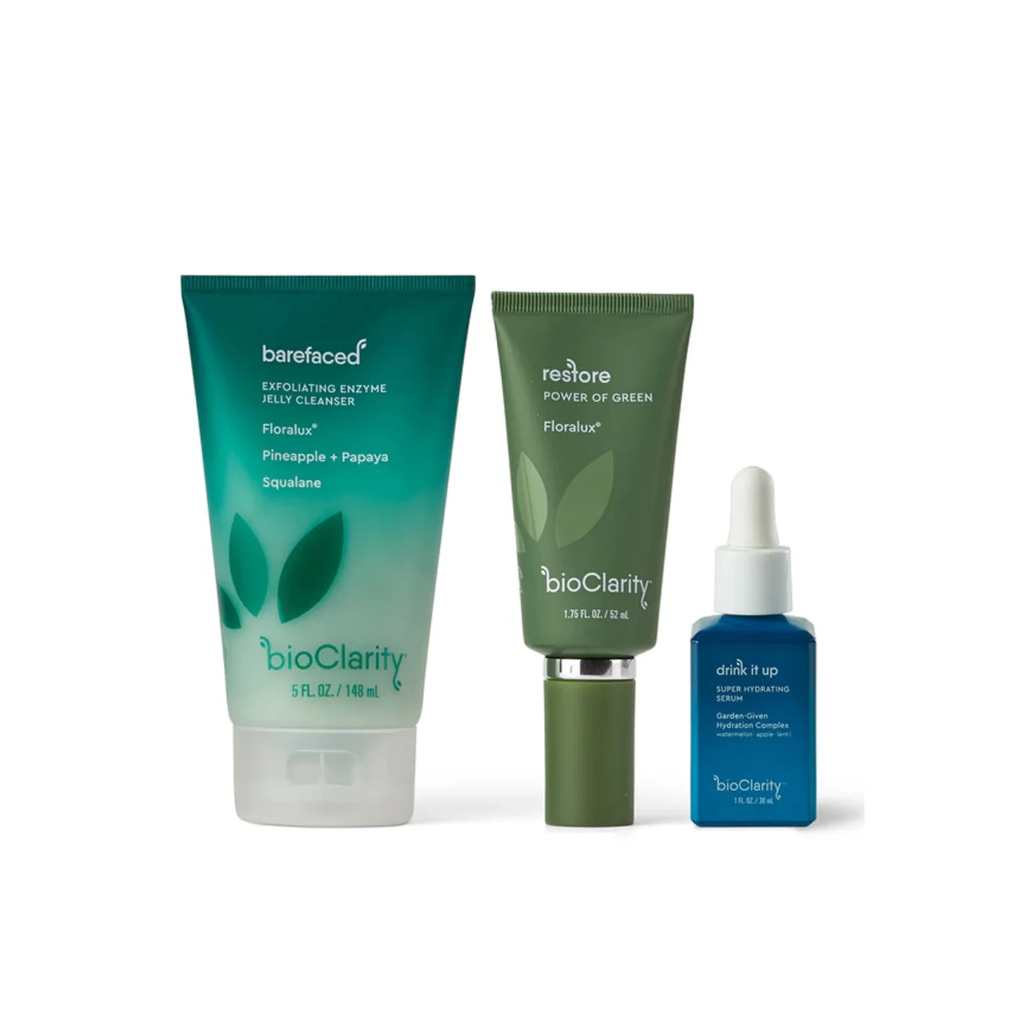BioClarity – Rutina Get Even para Piel Uniforme, Hidratada y Radiante (3 pasos)