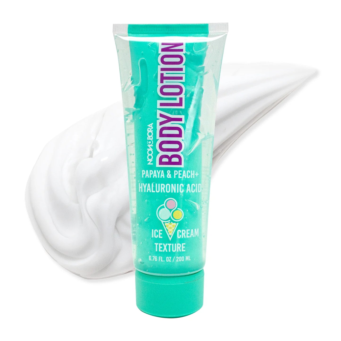 ICE CREAM BODY LOTION (PAPAYA & PEACH + HYALURONIC ACID) (FINAL SALE)