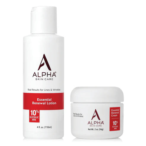 Dúo para Piel Sensible Alpha – Renovación Suave con 10% AHA