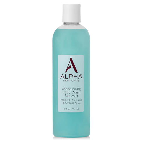 Moisturizing Body Wash Vitamin E, Aloe Vera & Glycolic AHA (12 oz.) (FINAL SALE)