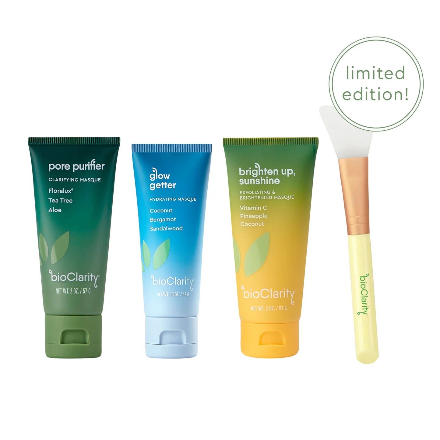 BioClarity – Set de Mascarillas Triple Glow