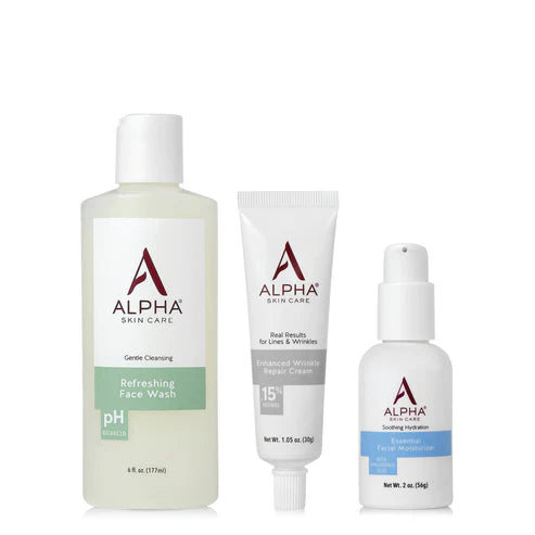 Rutina Facial de Noche Alpha – Repara, Nutre y Renueva Mientras Duermes